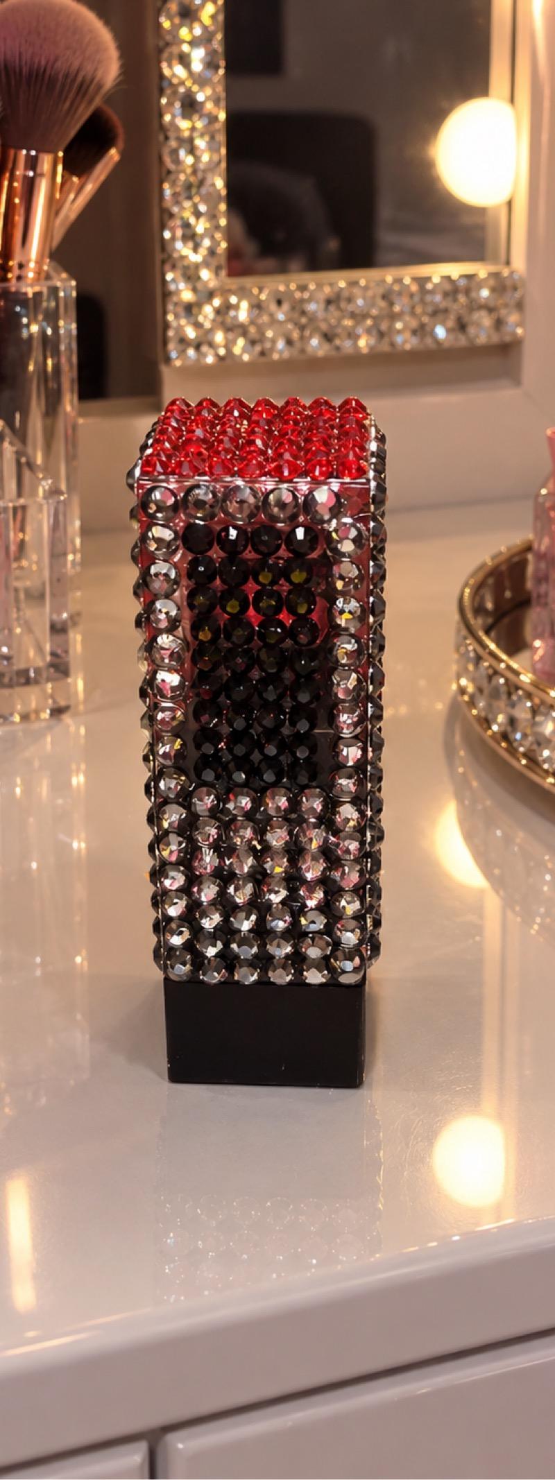 Hand bedazzled lipstick unopened